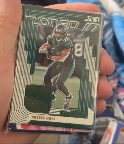 2025 Panini Score #ZON-BHL Breece Hall — front