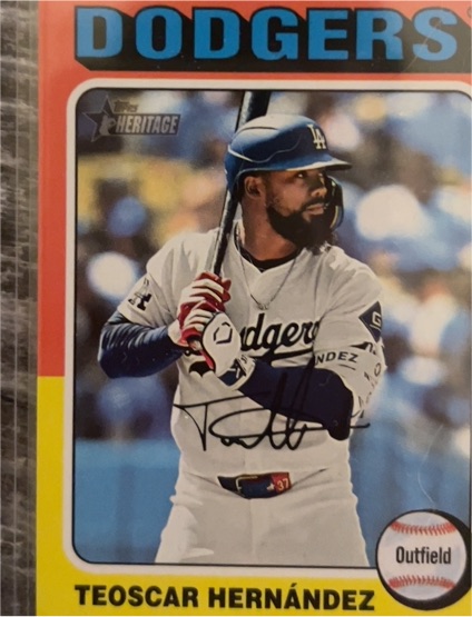 2024 Topps Heritage #535 Teoscar Hernández — front