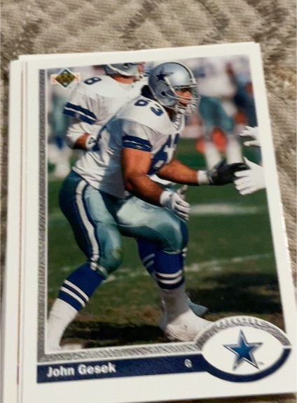 1991 Upper Deck #39 John Gesek — front