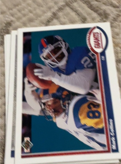 1991 Upper Deck #320 Mark Collins — front