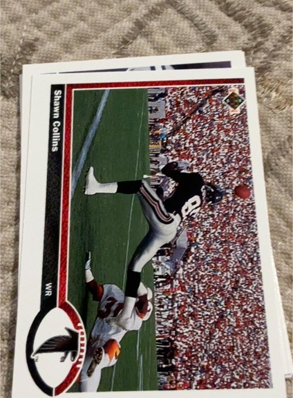 1991 Upper Deck #481 Shawn Collins Atlanta Falcons — front