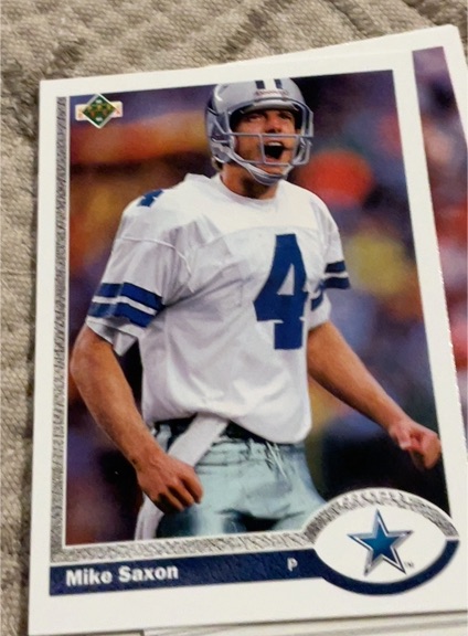 1991 Upper Deck #150 Mike Saxon — front