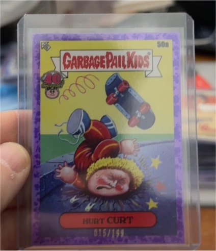 2025 Topps Worst of Garbage Pail Kids 40th Anniversary #50a Hurt Curt — front