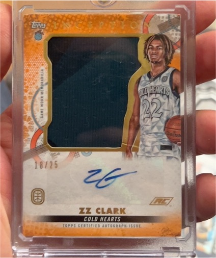 2022 Topps Inception OTE #AJRC-ZC1 ZZ Clark — front
