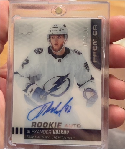 2019-20 Upper Deck Premier #AR-AAV Alexander Volkov — front