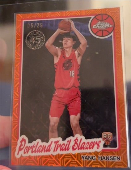 2025-26 Topps Chrome #TC-YH Yang Hansen — front