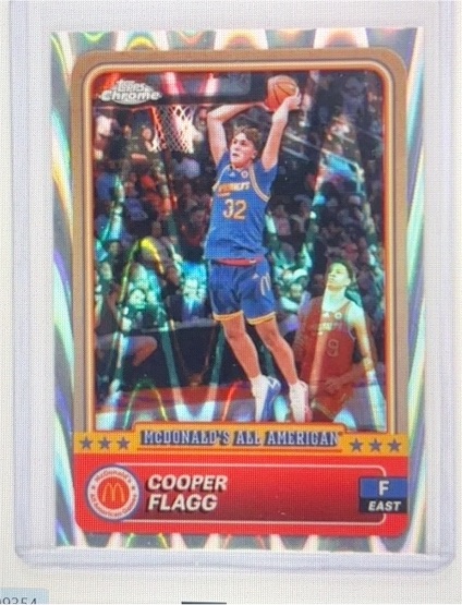 2024 Topps Chrome McDonald's All American #28 Cooper Flagg — front