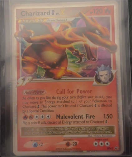 2009 Pokémon Diamond & Pearl Promos #DP45 Charizard G LV.X — front