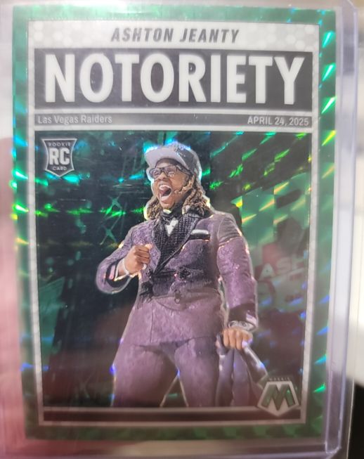 2025 Panini Mosaic #18 Ashton Jeanty Notoriety — front