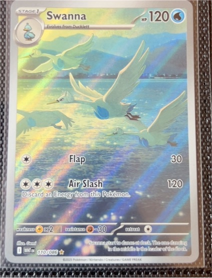 2025 Pokémon Scarlet & Violet #110 Swanna — front