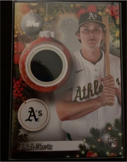 2025 Topps Holiday #PR-NK Nick Kurtz — front