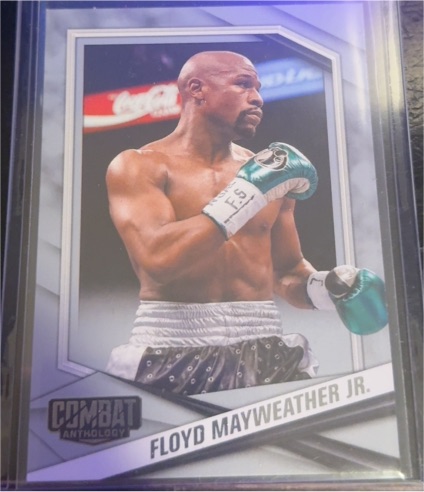 2025 Panini Combat Anthology #33 Floyd Mayweather Jr. — front
