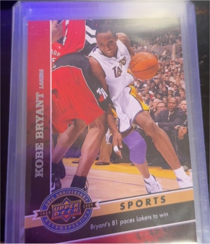 2009 Upper Deck 20th Anniversary Retrospective Sports #2167 Kobe Bryant — front