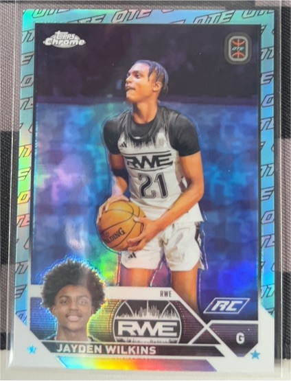 2023-24 Topps Chrome Overtime Elite #91 Jayden Wilkins — front