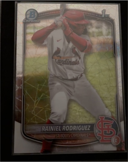 2025 Bowman Chrome #BCP-200 Rainiel Rodriguez — front
