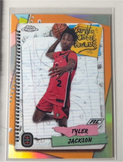 2023-24 Topps Chrome Overtime Elite #ASR-8 Tyler Jackson After School Rules — front