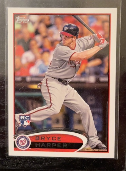 2012 Topps #661 Bryce Harper Rookie Card — front