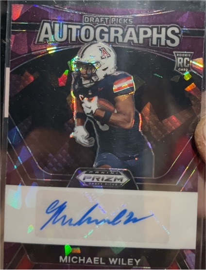 2024 Panini Prizm Draft Picks Autographs #DPA-MWI Michael Wiley — front