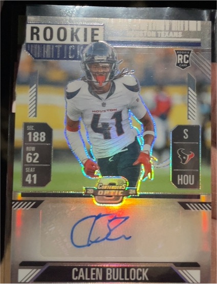 2024 Panini Contenders Optic #178 Calen Bullock — front