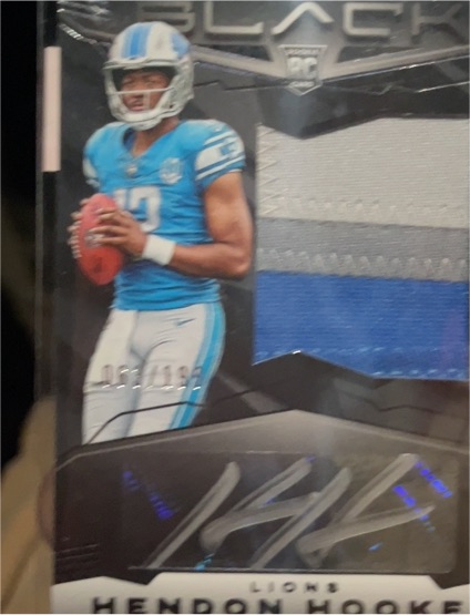 2023 Panini Black #217 Hendon Hooker — front