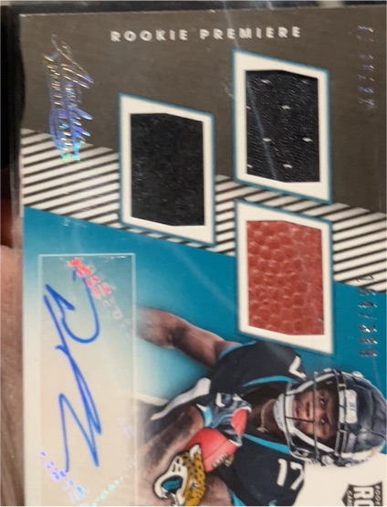 2018 Panini Absolute Rookie Premiere #165 DJ Chark Jr. — front