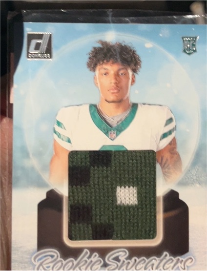 2024 Donruss #RHS-KCO Keon Coleman Rookie Holiday Sweater — front
