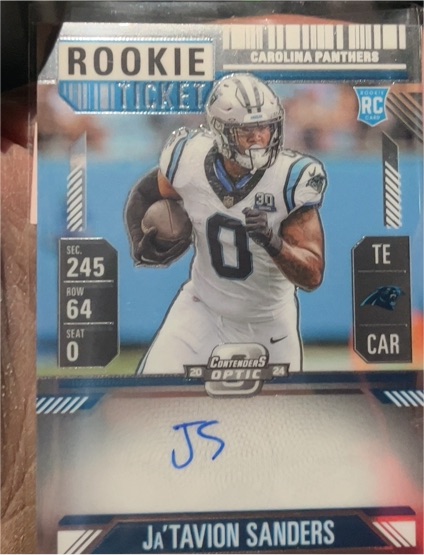 2024 Panini Contenders Optic #126 Ja'Tavion Sanders — front