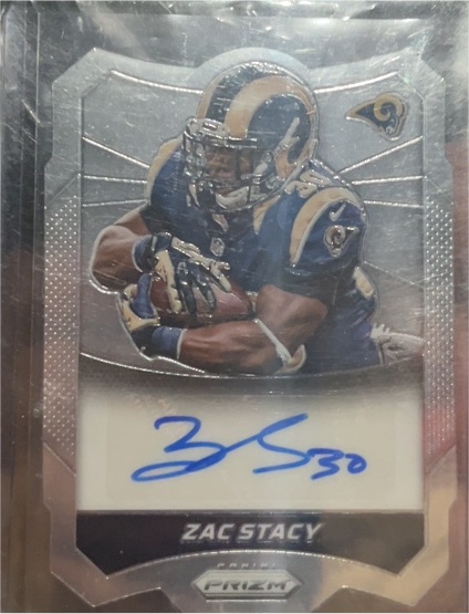 2014 Panini Prizm AUTOGRAPHS PRIZMS Zac Stacy — front