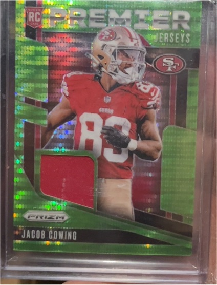 2024 Panini Prizm Premier Jerseys #PJ-JCG Jacob Cowing — front