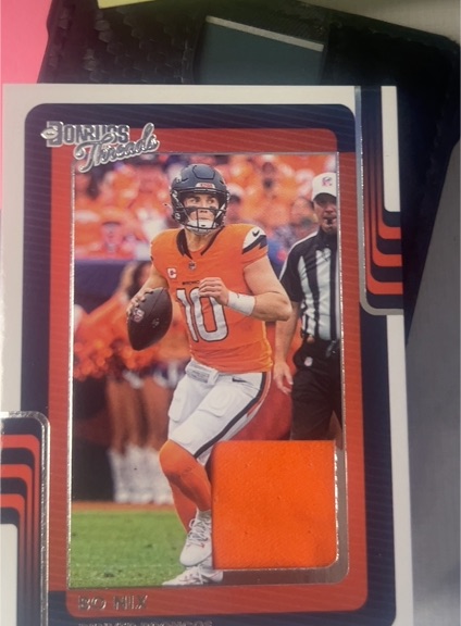 2025 Donruss Threads #DTH-BNX Bo Nix — front