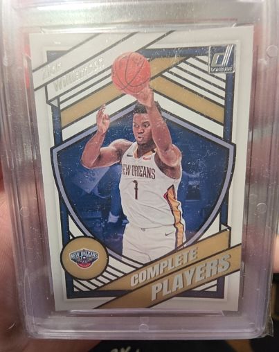 2020-21 Panini Donruss #9 Zion Williamson Complete Players — front