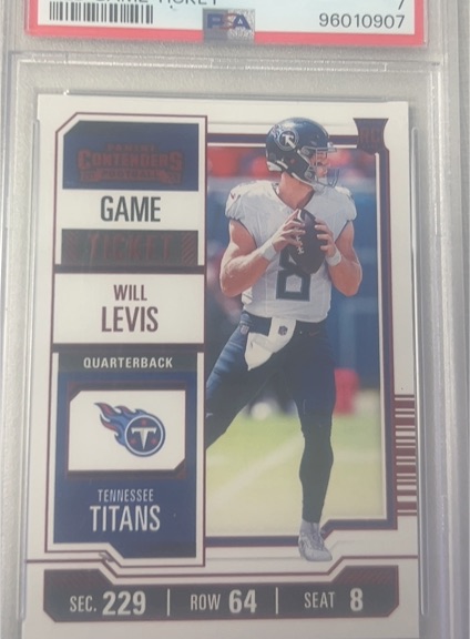 2023 Panini Contenders Season Ticket #97 Will Levis — front