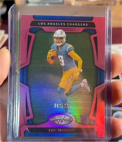 2025 Panini Certified #124 Tre Harris — front