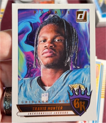 2025 Panini Donruss Gridiron Kings #RGK-THR Travis Hunter — front