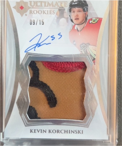 2023 Ultimate Rookies #09/15 Kevin Korchinski — front