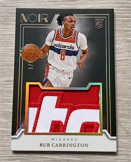 2024-25 Panini Noir #RJM-BUB Bub Carrington — front