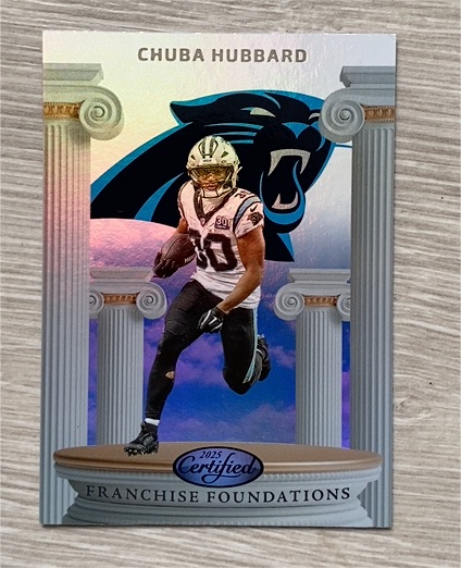 2025 Panini Certified #FFOCHD Chuba Hubbard — front