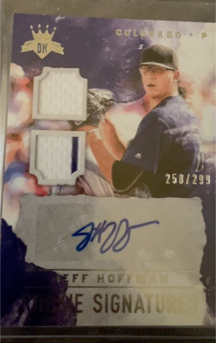 2017 Panini Diamond Kings Rookie Signatures #RSCF Jeff Hoffman — front