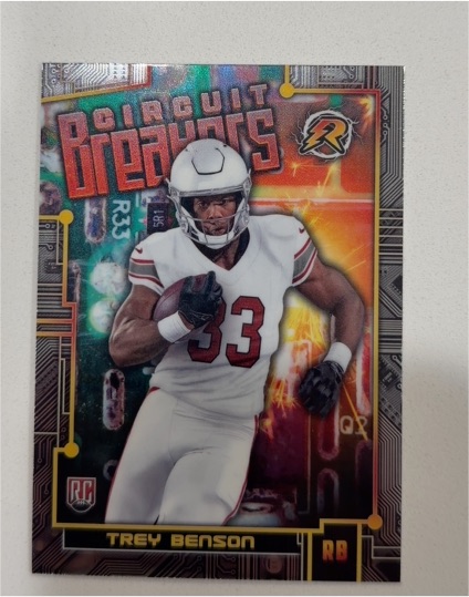 2024 Topps Resurgence #CB-11 Trey Benson Circuit Breakers — front