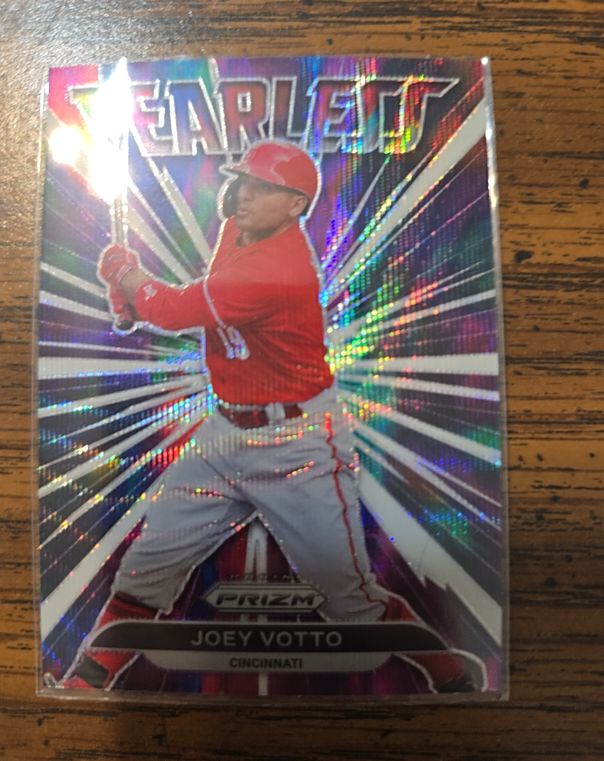 2022 Panini Prizm Fearless Silver Prizm #FL-17 Joey Votto — front