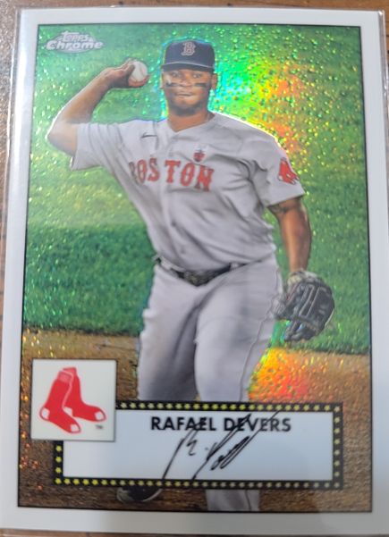 2021 Topps 1952 Topps Redux #T52-29 Rafael Devers — front