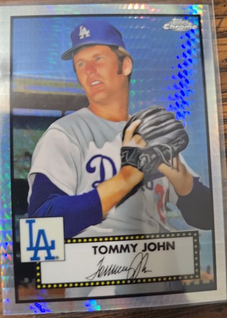 2021 Topps Chrome Platinum Anniversary #483 Tommy John — front