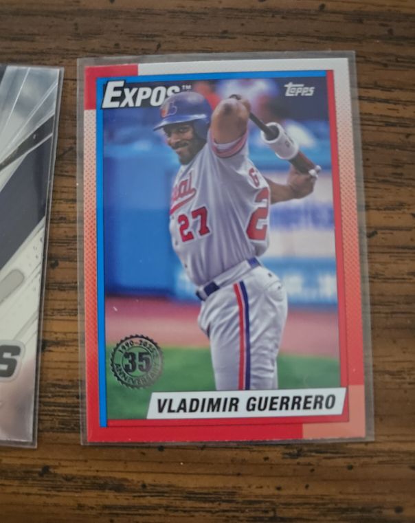 2025 Topps Series 1 #T90-48 Vladimir Guerrero 1990 35th Anniversary — front