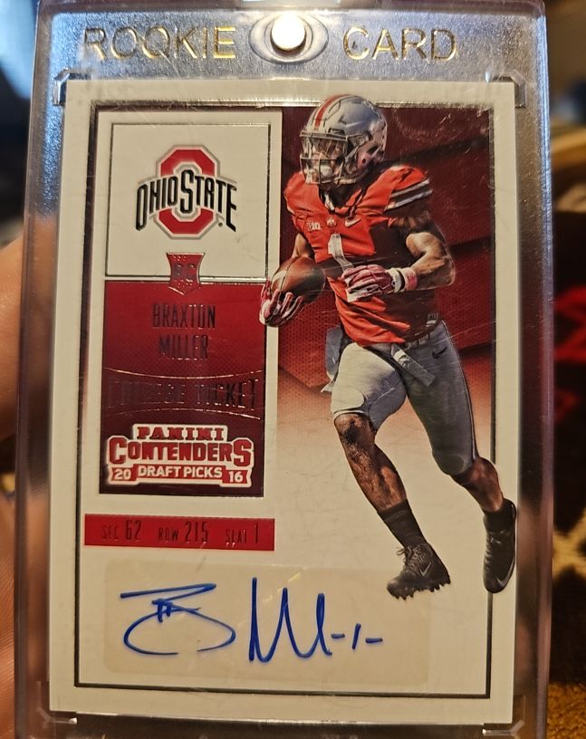 2016 Panini Contenders Draft Picks #138 Braxton Miller — front