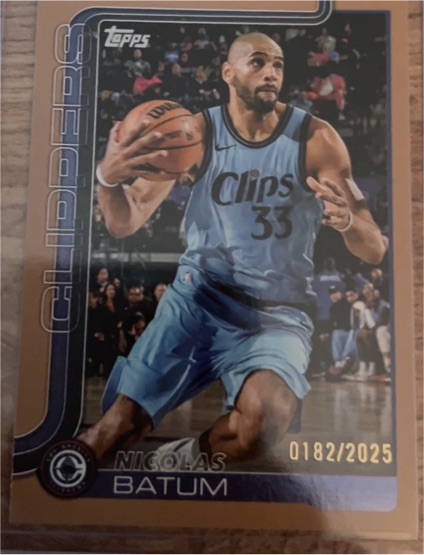2025-26 Topps Basketball #146 Nicolas Batum — front