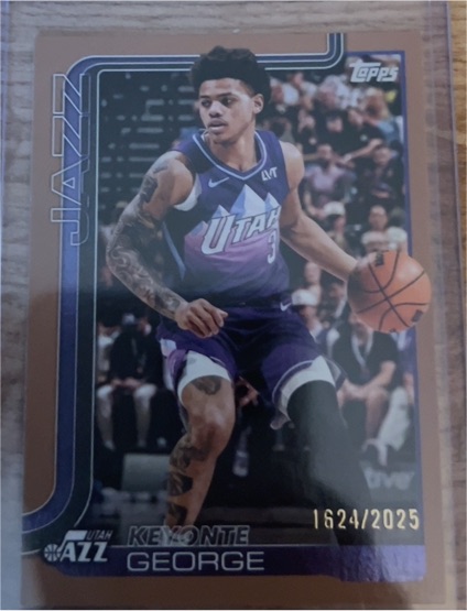 2025-26 Topps #131 Keyonte George — front