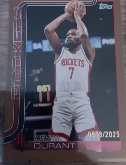 2025-26 Topps #157 Kevin Durant Houston Rockets — front