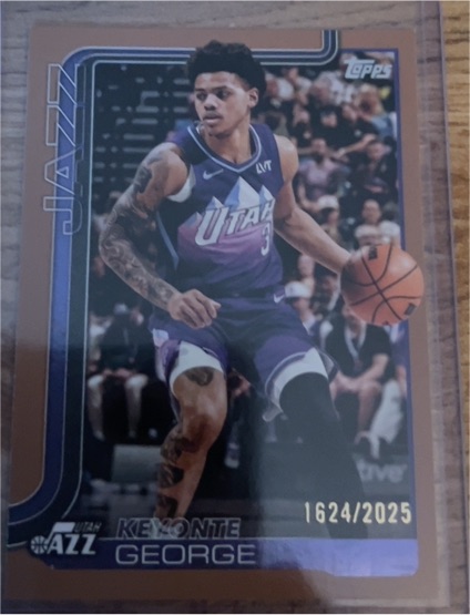 2025-26 Topps #131 Keyonte George — front