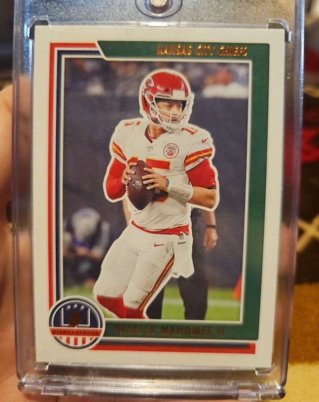 2021 Panini Chronicles Stars & Stripes #STS-PMA Patrick Mahomes II — front