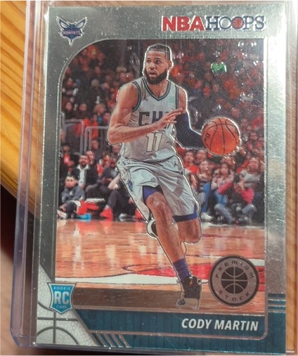 2019-20 Panini NBA Hoops Premium Stock #229 Cody Martin RC — front